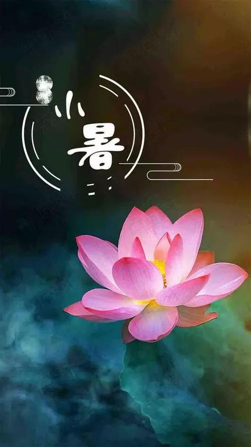 小暑节气祝福语简短,小暑节气祝福语图片简短