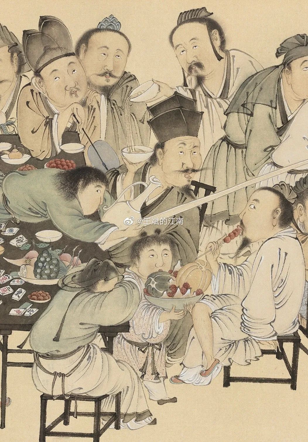 小伙笔下“不正经”的国画,惹万人爆笑!看完原谅我“想歪了”