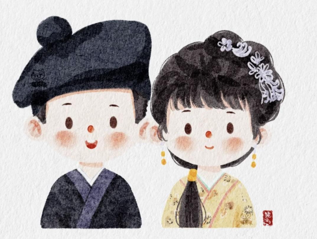 影视剧中的插画,影视剧里的人物插画