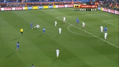 2010南非世界杯查巴拉拉进球,2010南非世界杯四分之一决赛全场