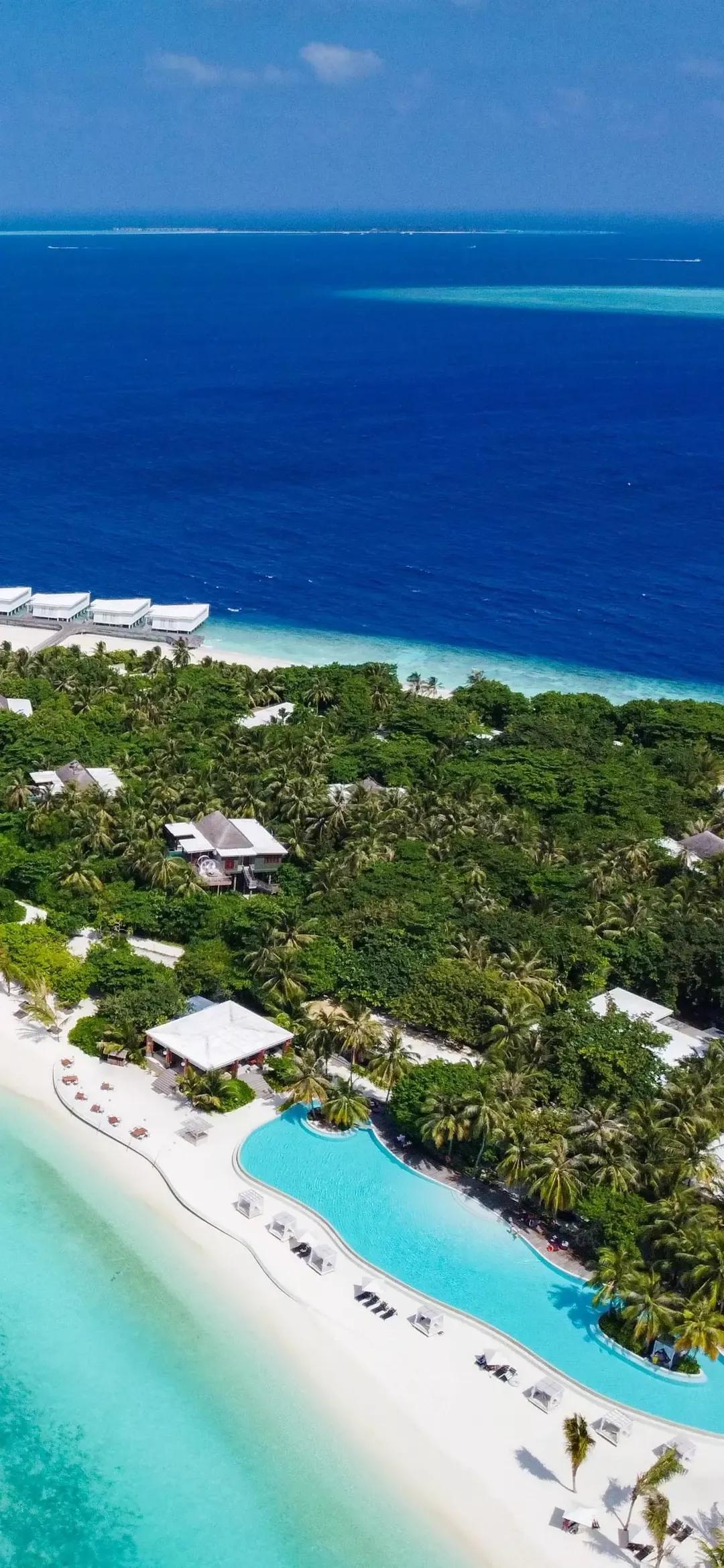 大海壁纸｜大海边，守候朝霞，聆听海浪的乐章