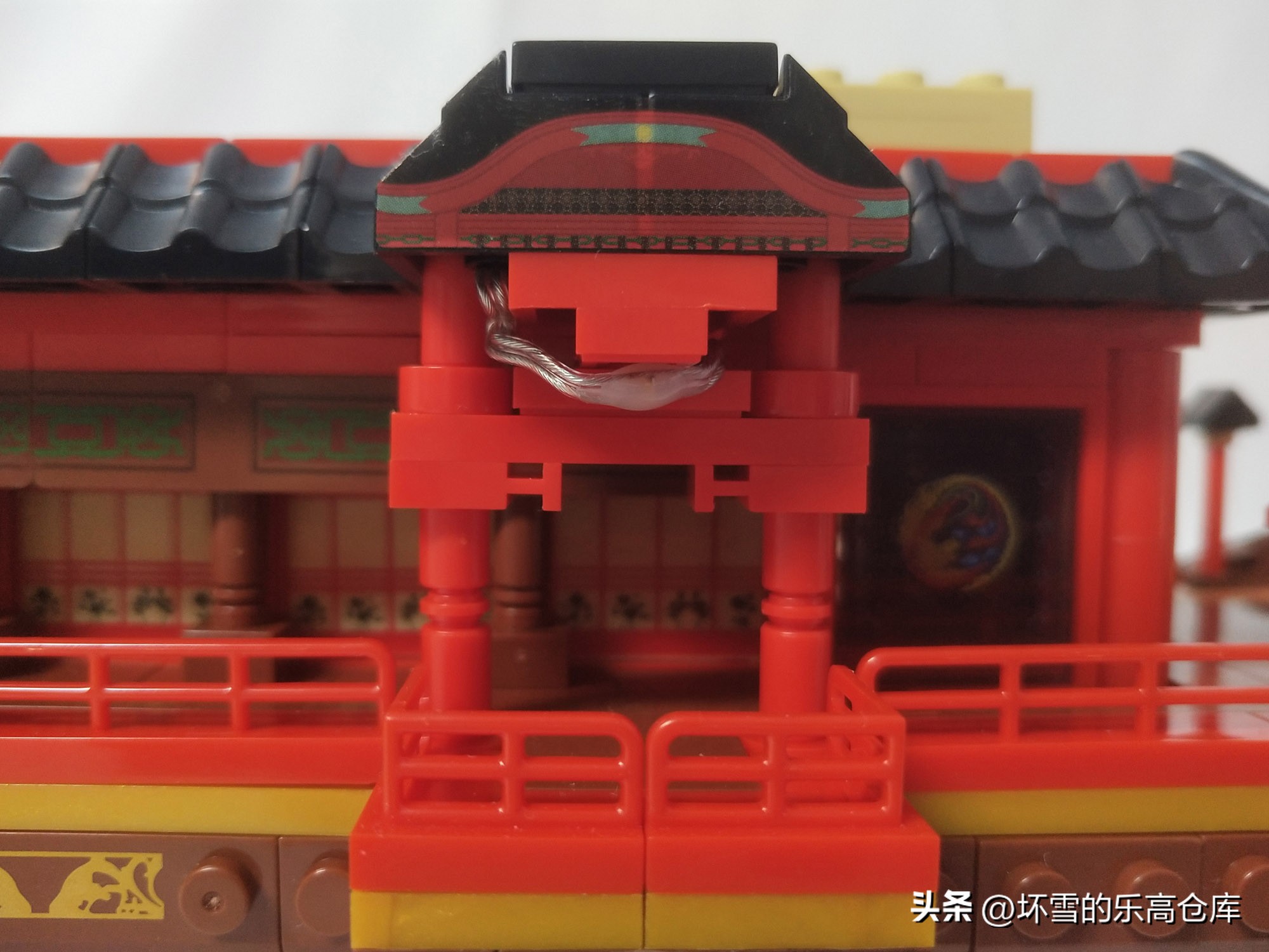 拼搭森宝积木,森宝积木故宫角楼拼搭过程