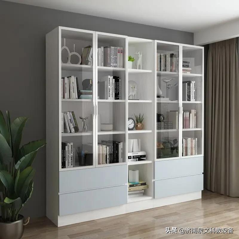 泉文科教：书柜常见的颜色和材质，墙面颜色的搭配推荐