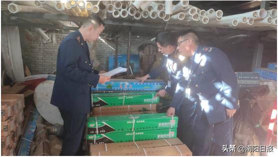 南阳市市场监管综合行政执法支队：查处假冒水泵50套“铁拳”出击，护航农业生产