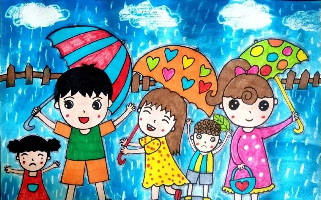 超级简单又特别好看的儿童画,随便怎么画都好看的儿童画