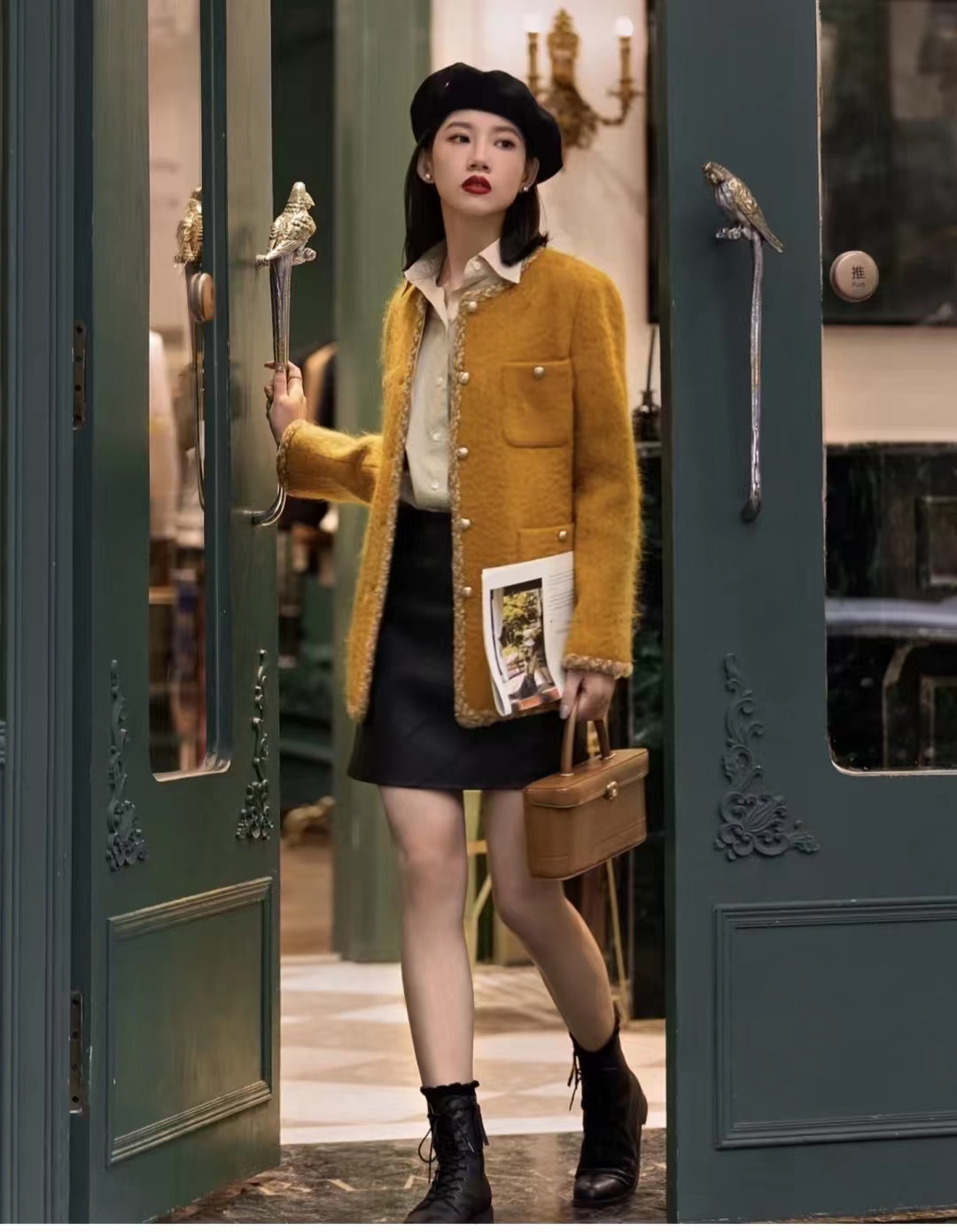 24套法式优雅穿搭范本,法式时尚穿搭技巧