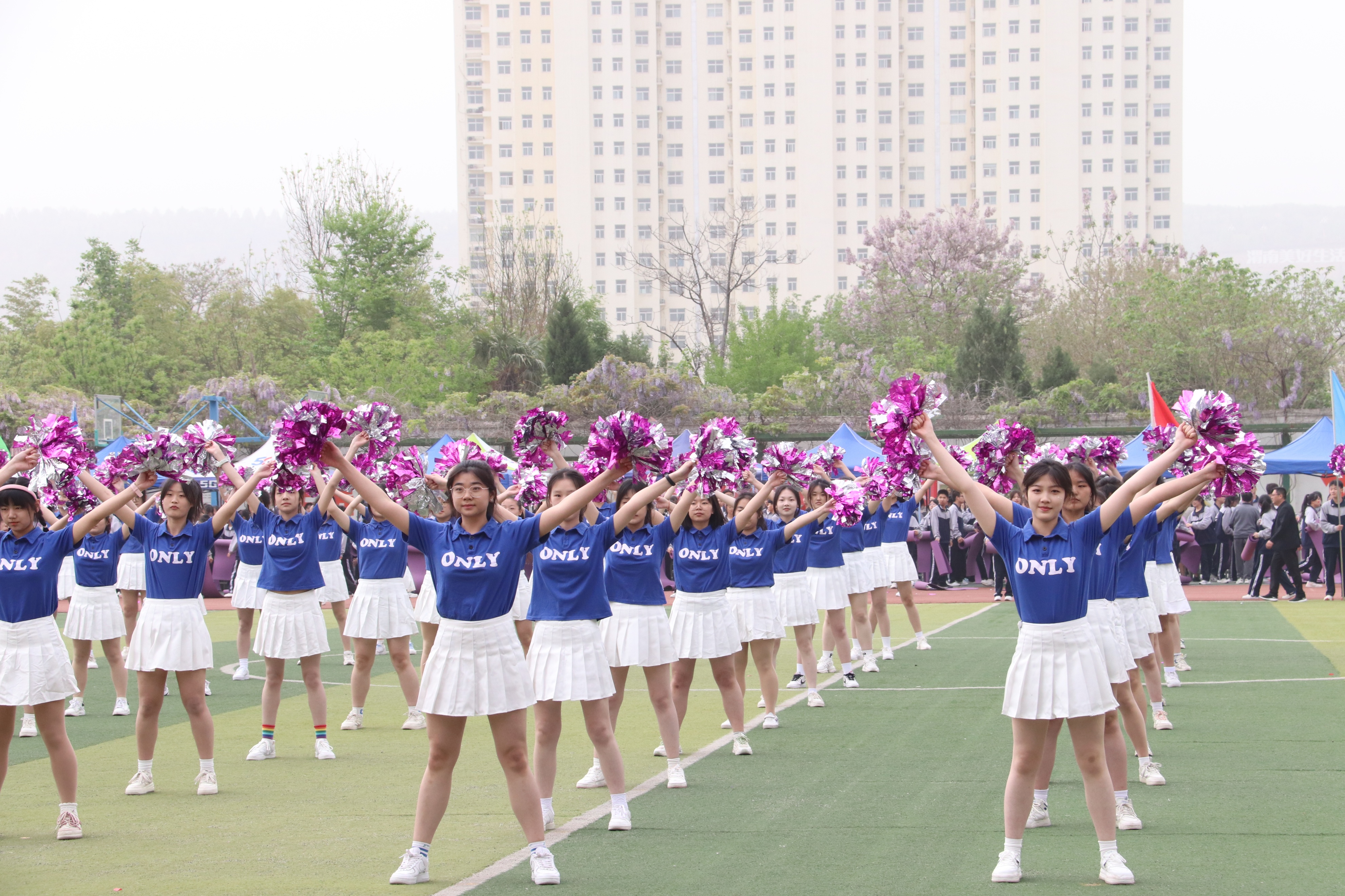 渭南市中学生田径运动会开幕,白马中学第三届田径运动会开幕式