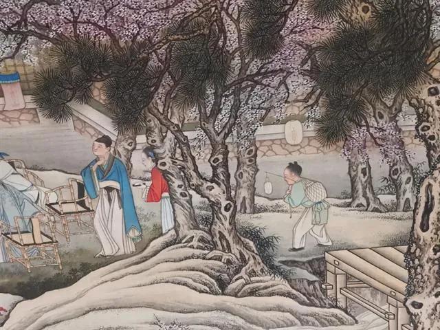 清冷枚仕女图绢本,清冷枚简介