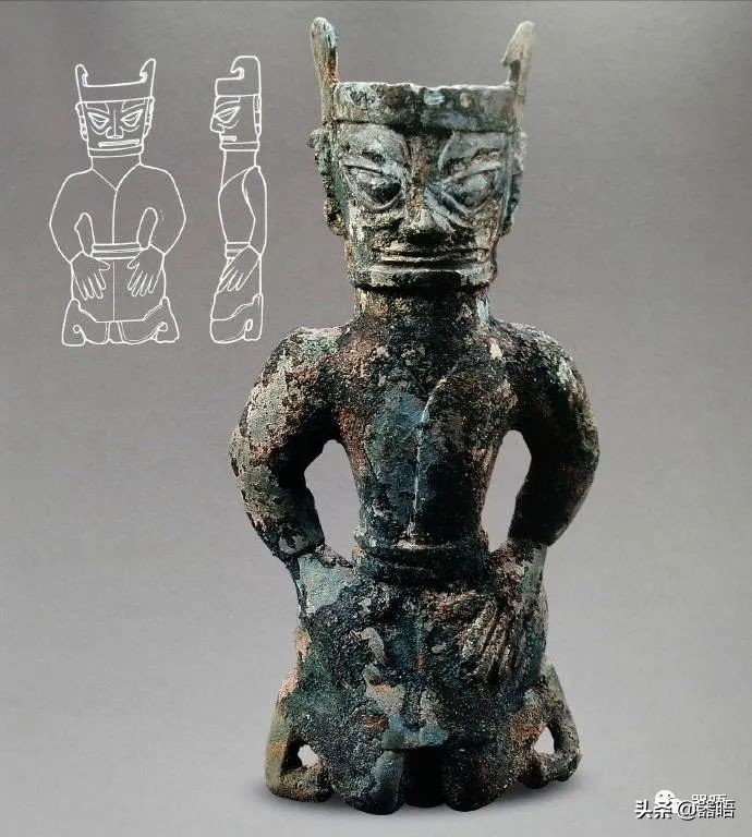 三星堆造型介绍,三星堆扁头