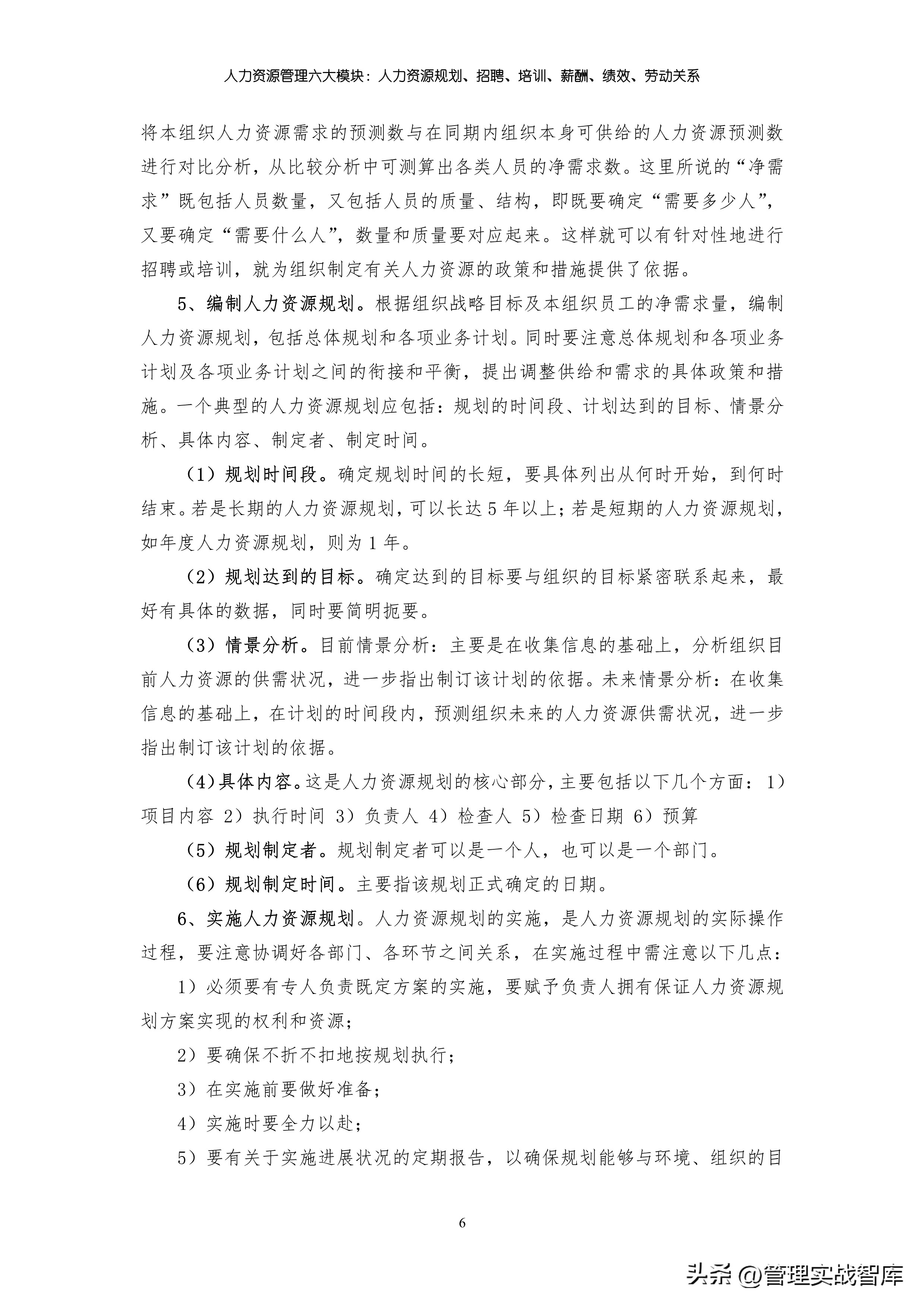 人力资源的六大模块组织架构,人力资源管理六大模块的思维导图