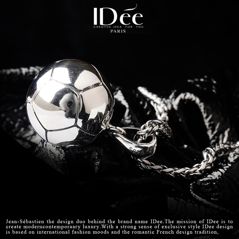 领路足球,银足球饰品
