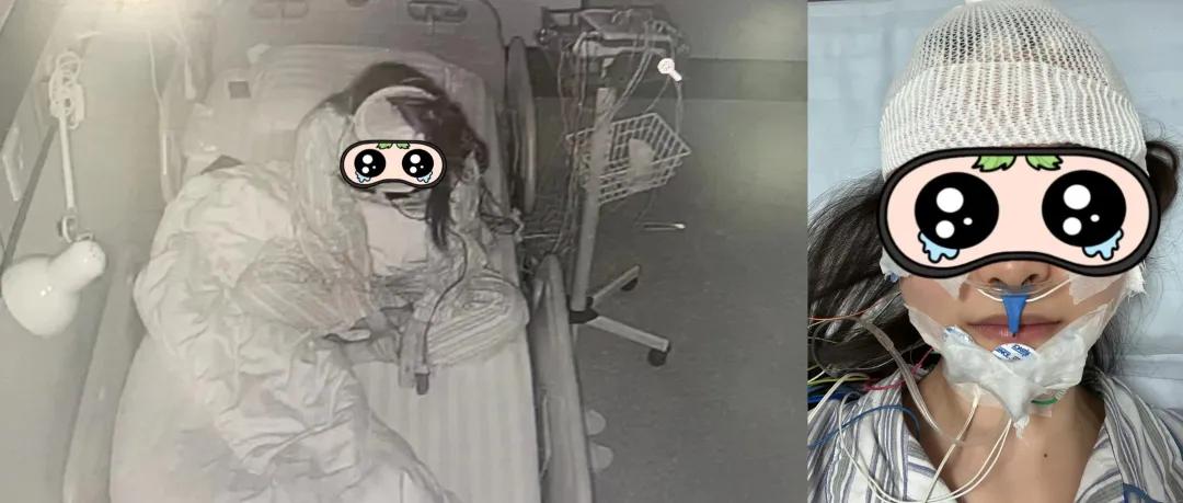 好像腿里有鱼在游还吐泡泡，医生把我捆起来做了一晚监测