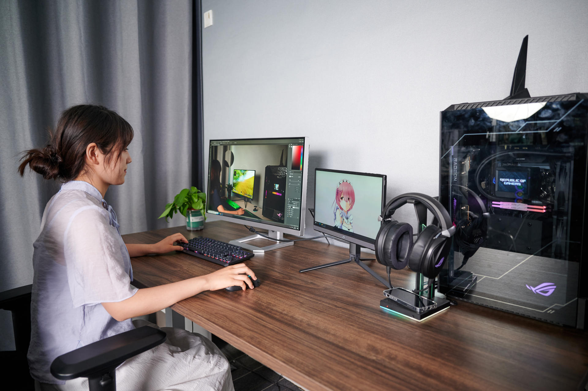 rog全家桶顶配桌搭,rog全家桶同品质混搭