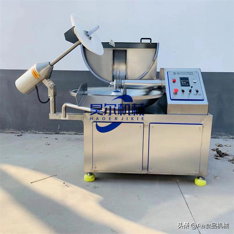 小型商用斩拌机商用全自动斩拌机牛肉变频斩拌机
