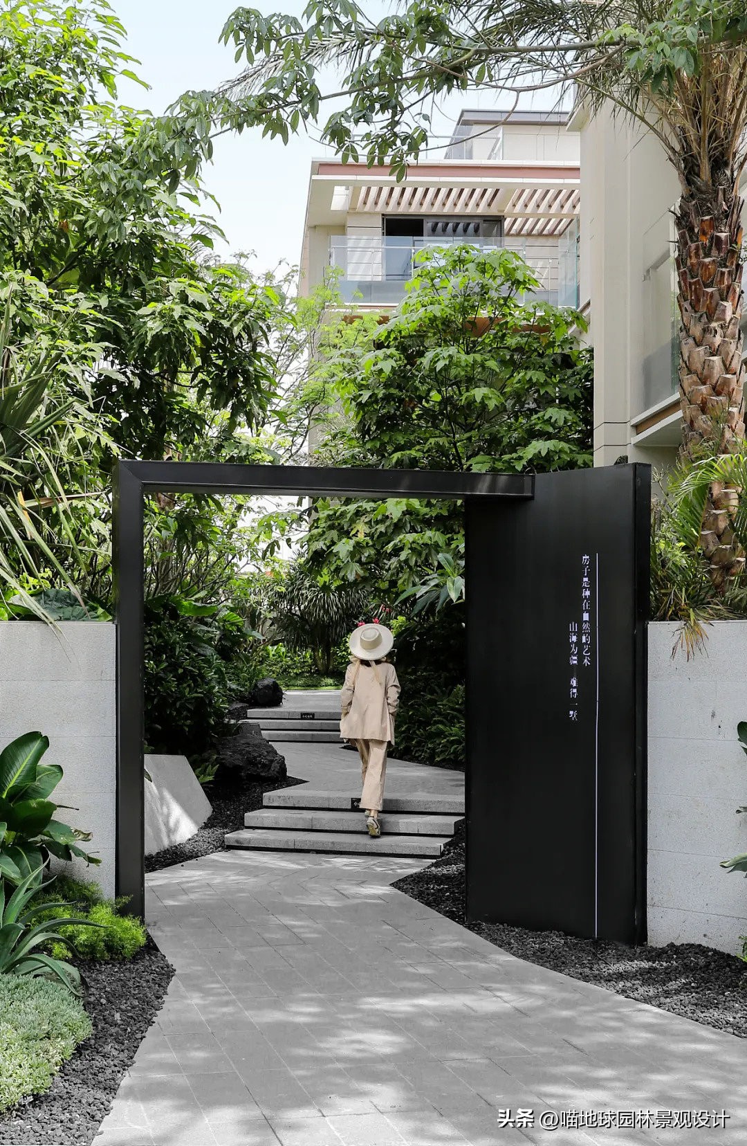 别墅庭院大门入口设计效果图,别墅庭院花园效果图大全集