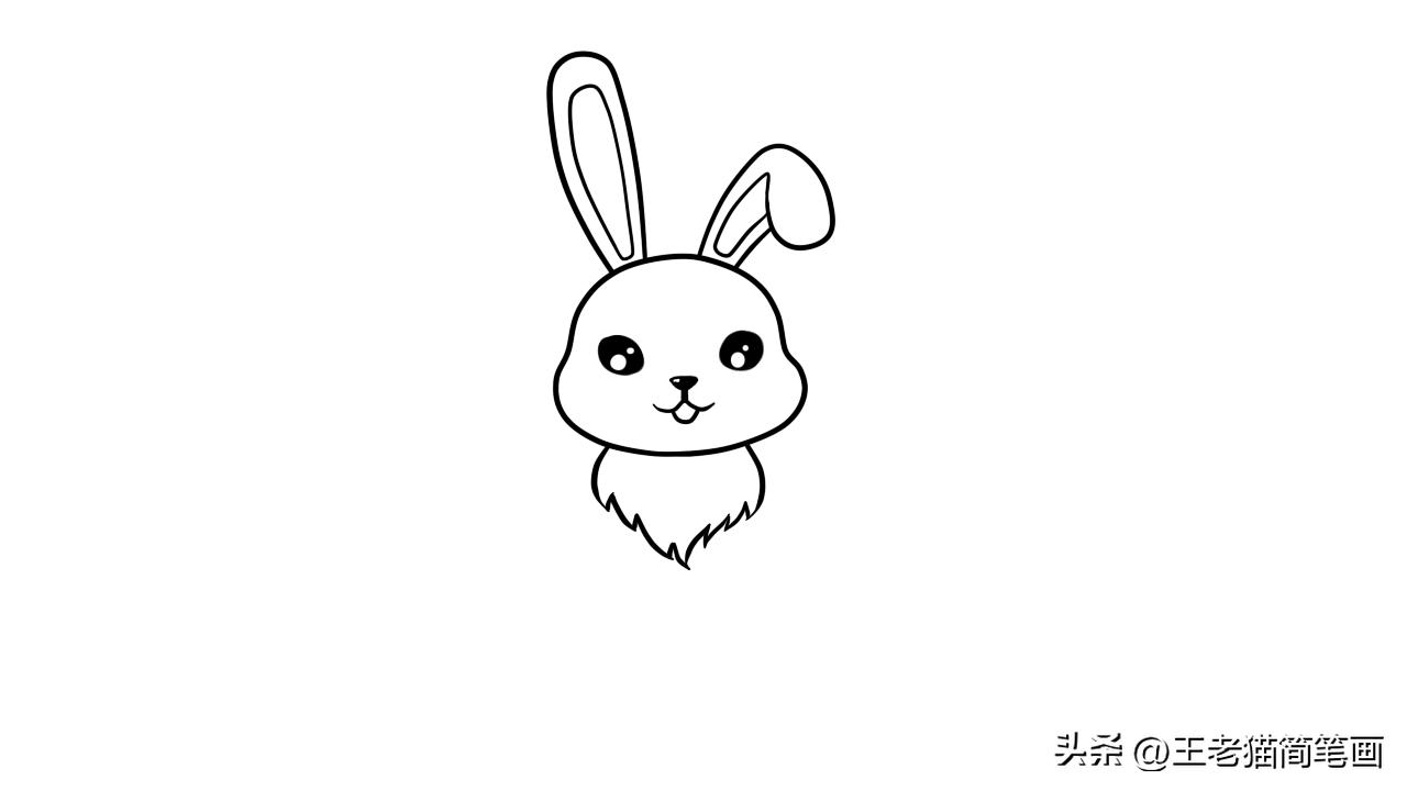 爱宠大机密兔子怎么画简笔,趴着的兔子怎么画简笔