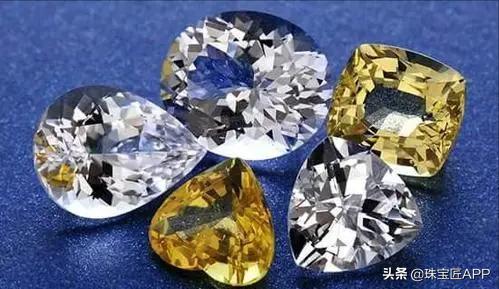 四种宝石图片大全,各种宝石黄色
