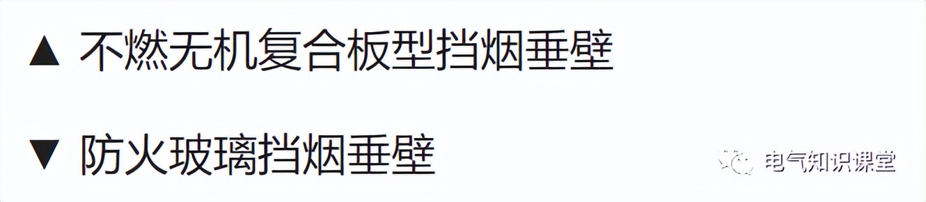 挡烟垂壁的几种操作方法,关于挡烟垂壁的说法