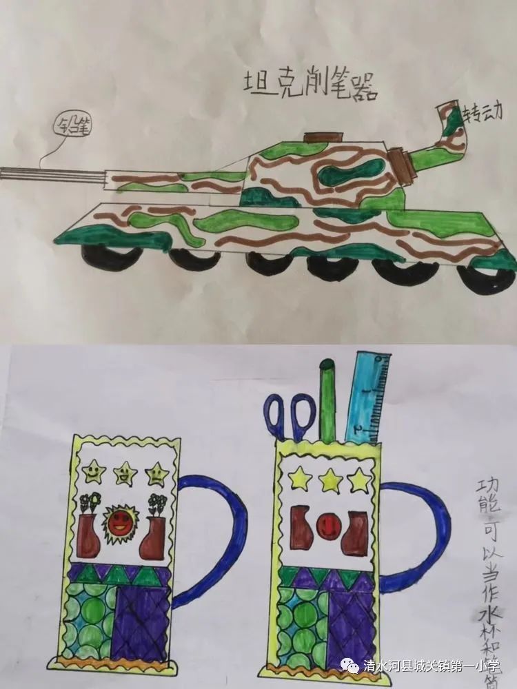 我是防疫小能手亲子绘画,童心有我共抗疫主题绘画