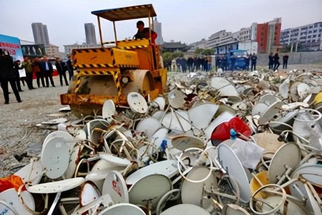 农村卫星信号锅,以前的卫星锅是什么信号