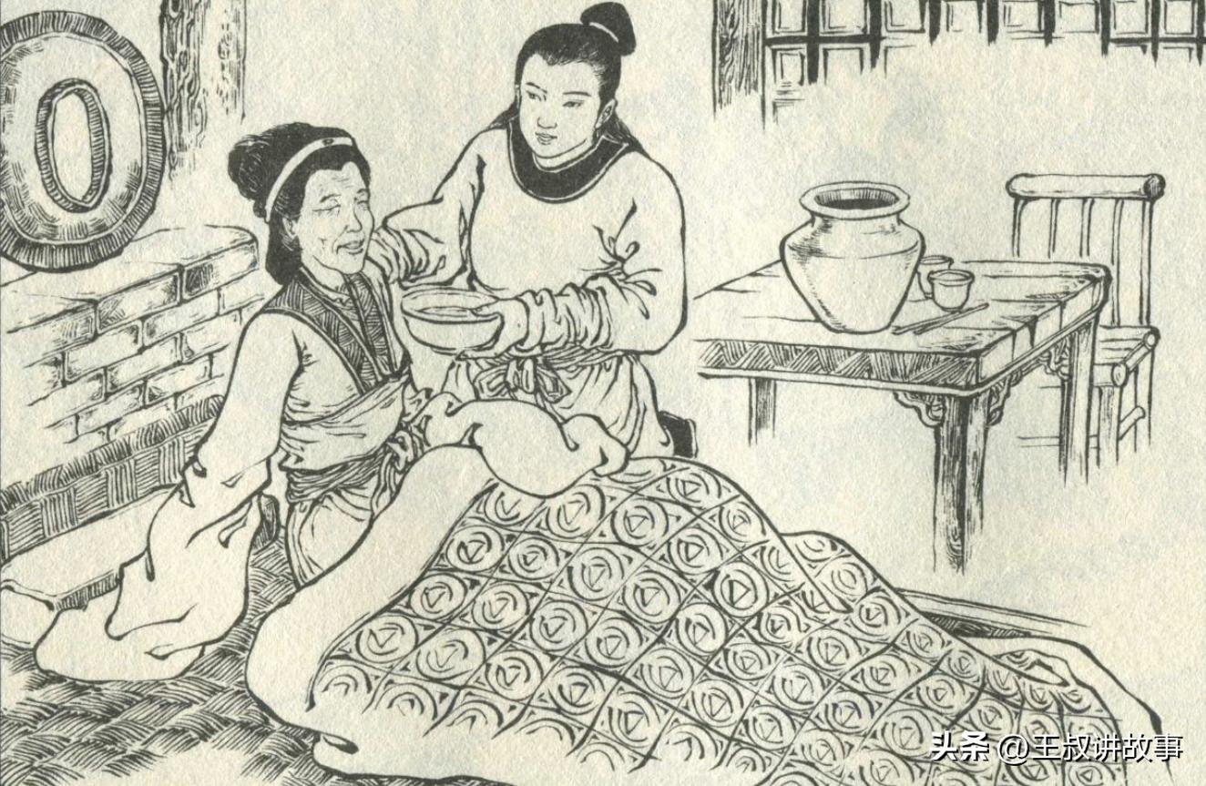 民间故事：孝子祭母，香烧成两短一长，算命先生：你母亲不愿走