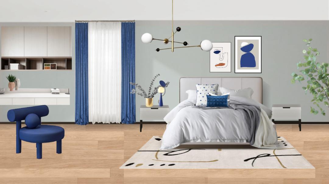 克莱因蓝背景图高级感,克莱因蓝设计