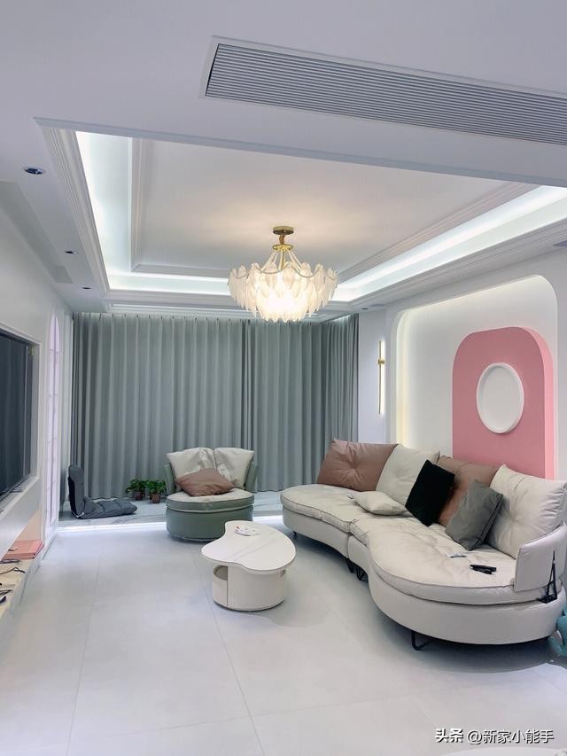 装修房子少女心效果图,新房装修效果图法式少女心