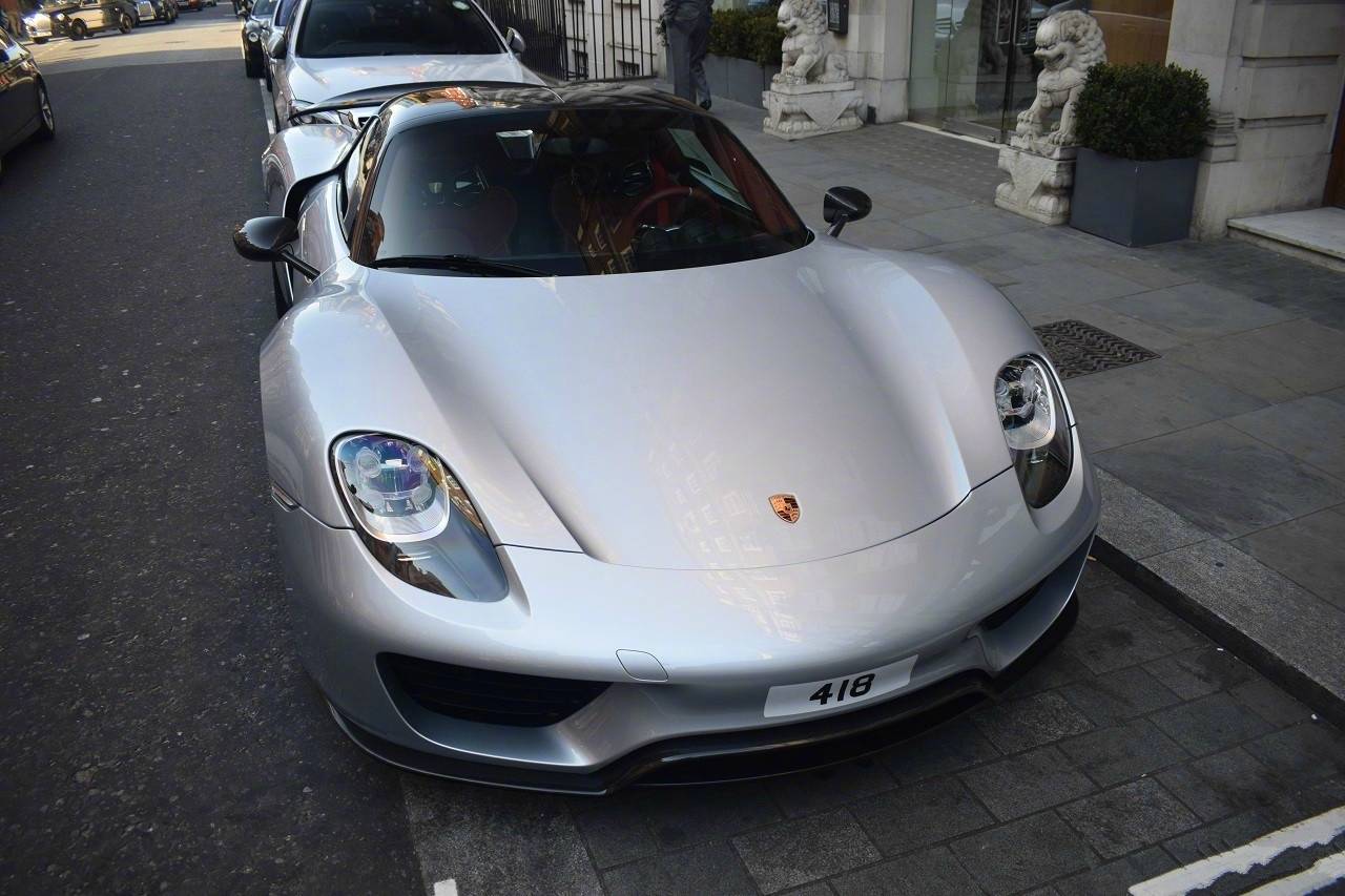 保时捷918spyder现场声浪,富二代开保时捷918spyder