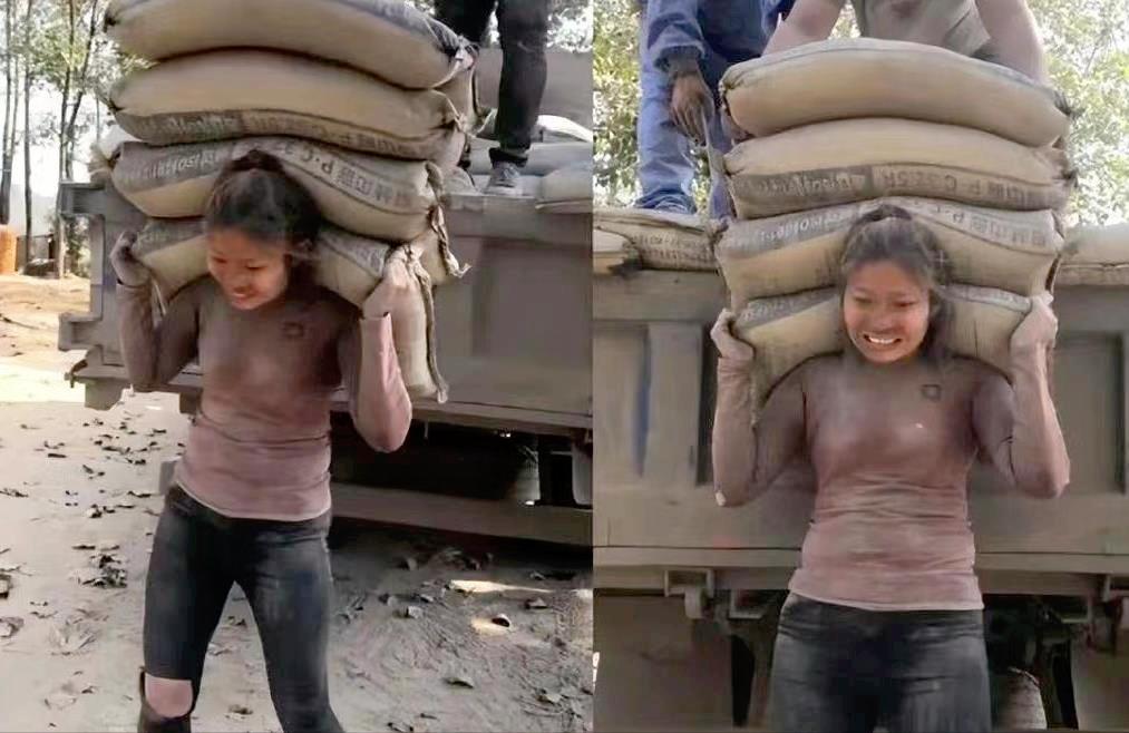 深圳街头惊现地摊女友,深圳街头女孩给钱拥抱男友