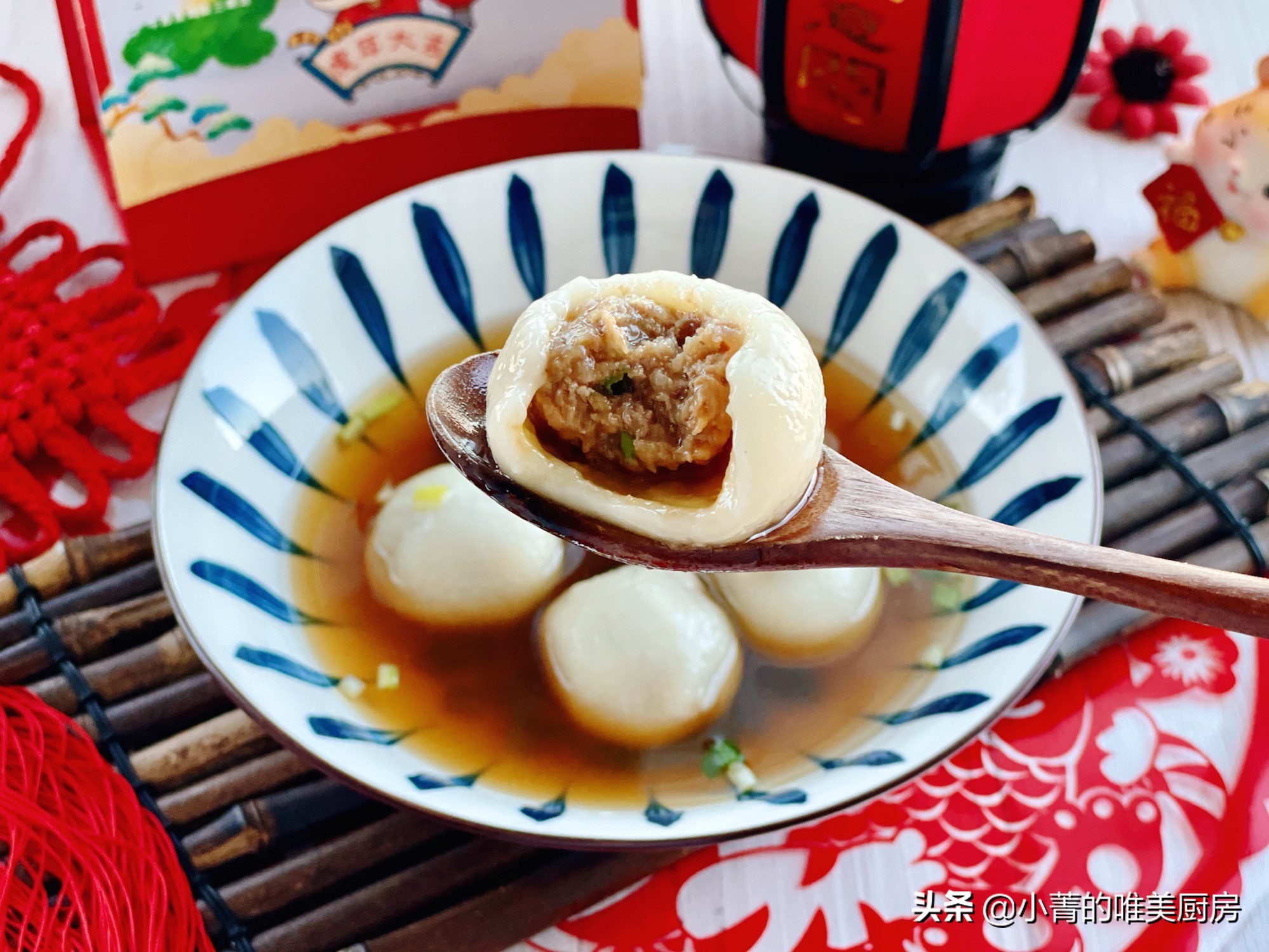 元宵汤圆炸着吃,今年的元宵汤圆特别甜