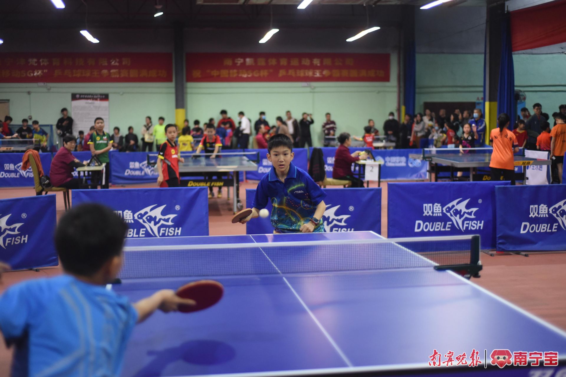 精彩！南宁350余名乒乓小将同台竞技
