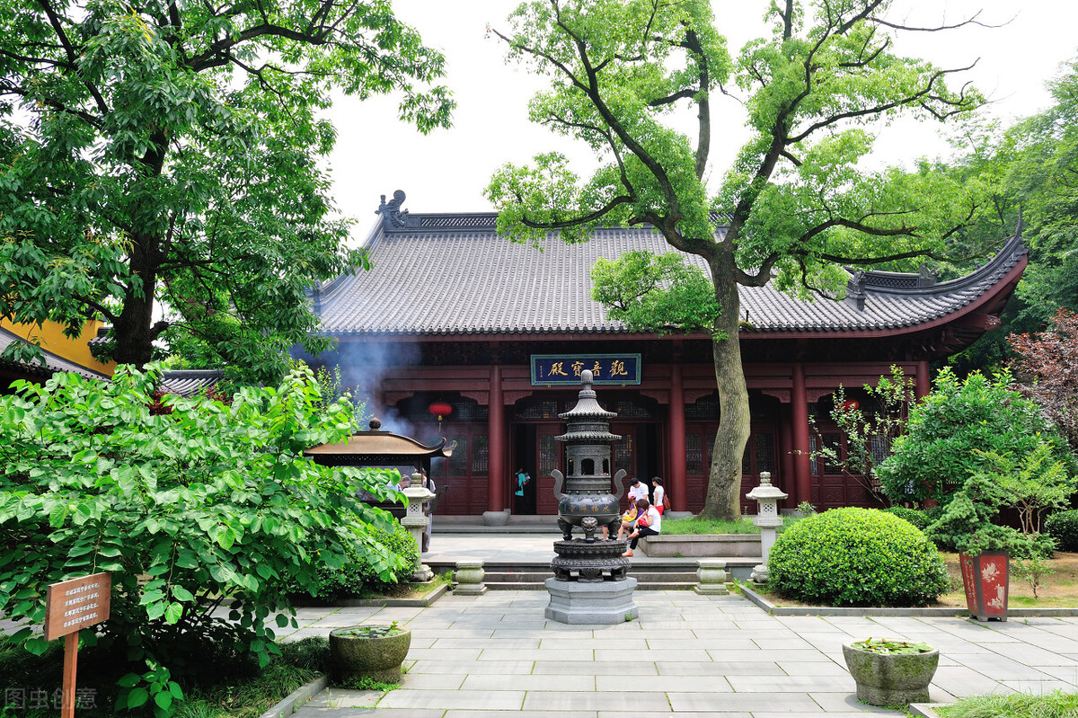 杭州西湖寺庙攻略夏季景点,杭州哪座寺庙最值得去