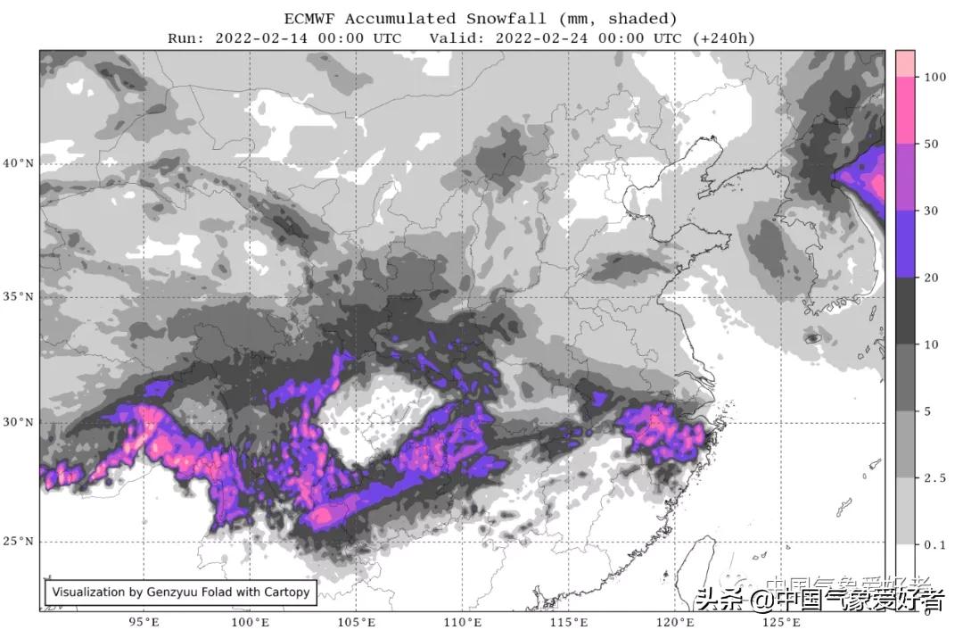 大范围雨雪展开南方或入降雪,2018年底南方大范围雨雪