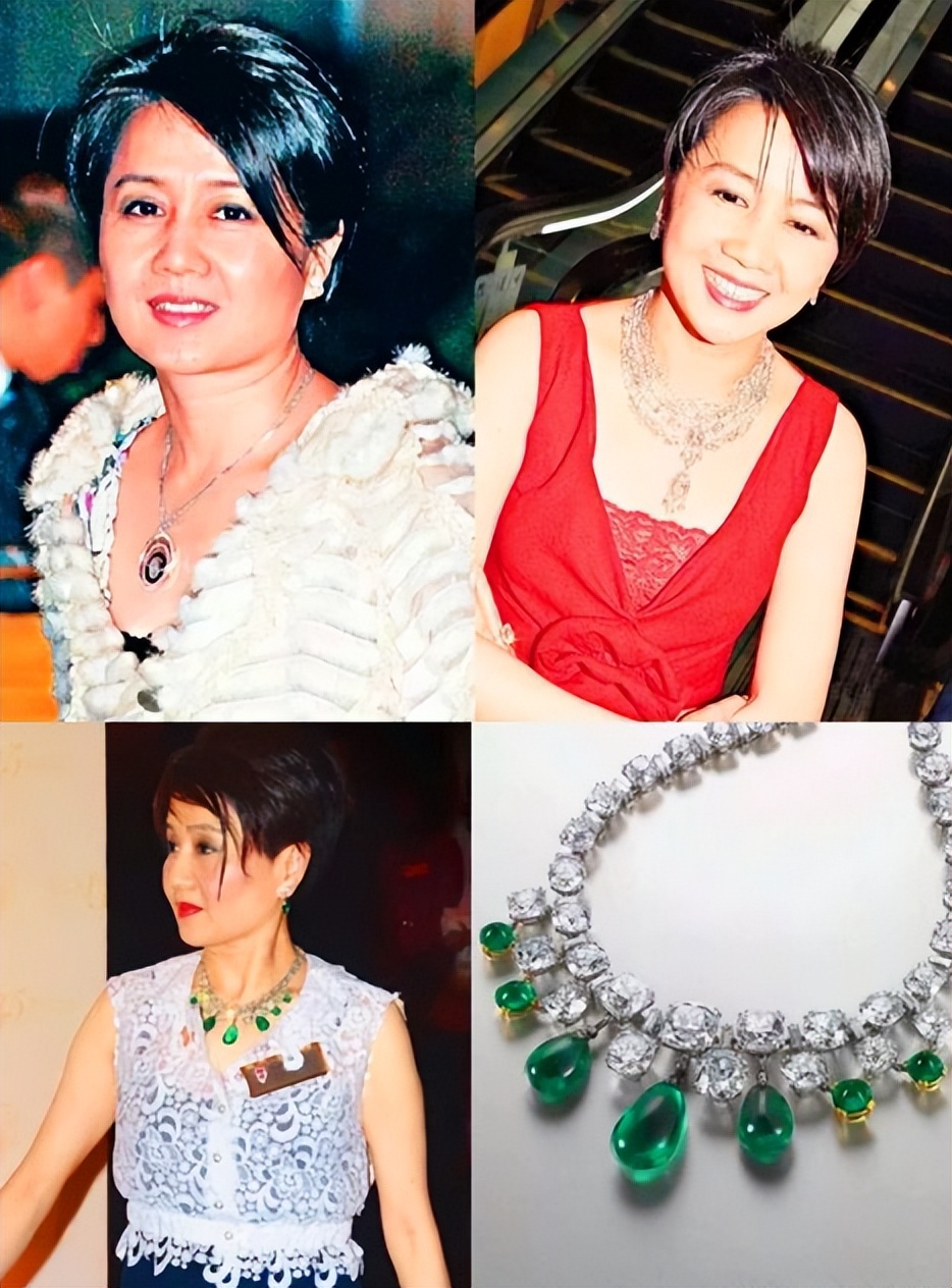 赌王三太和四太翡翠项链对比,赌王三太戴过的钻戒