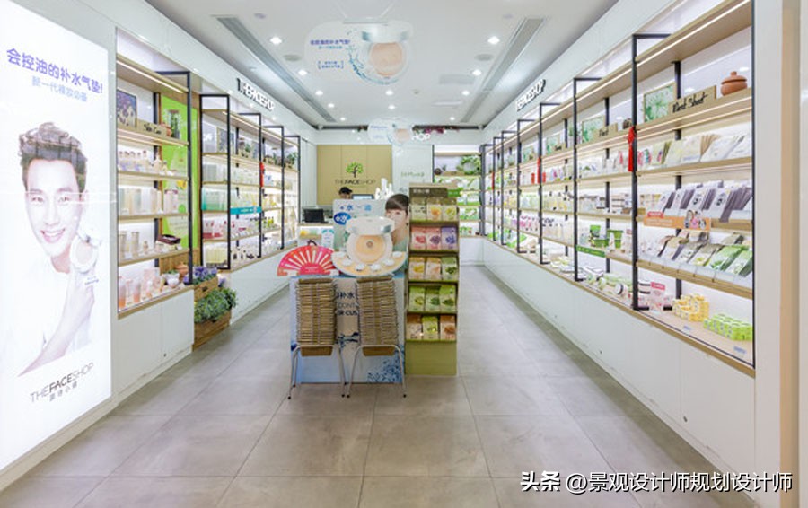 化妆品店小黑板设计,化妆品店设计案例分享