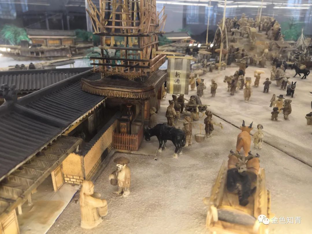 用馒头做一幅清明上河图,清明上河图用石材