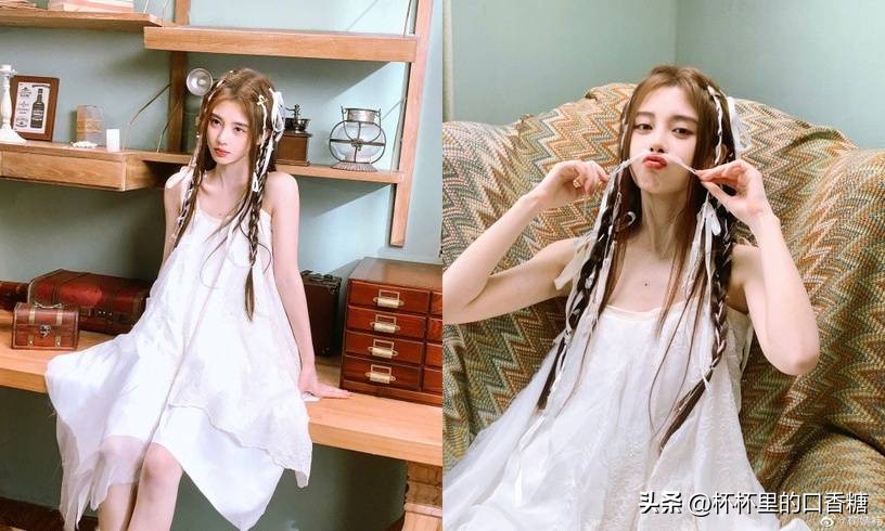 明星编发杨紫热巴,迪丽热巴杨紫同款头发编发