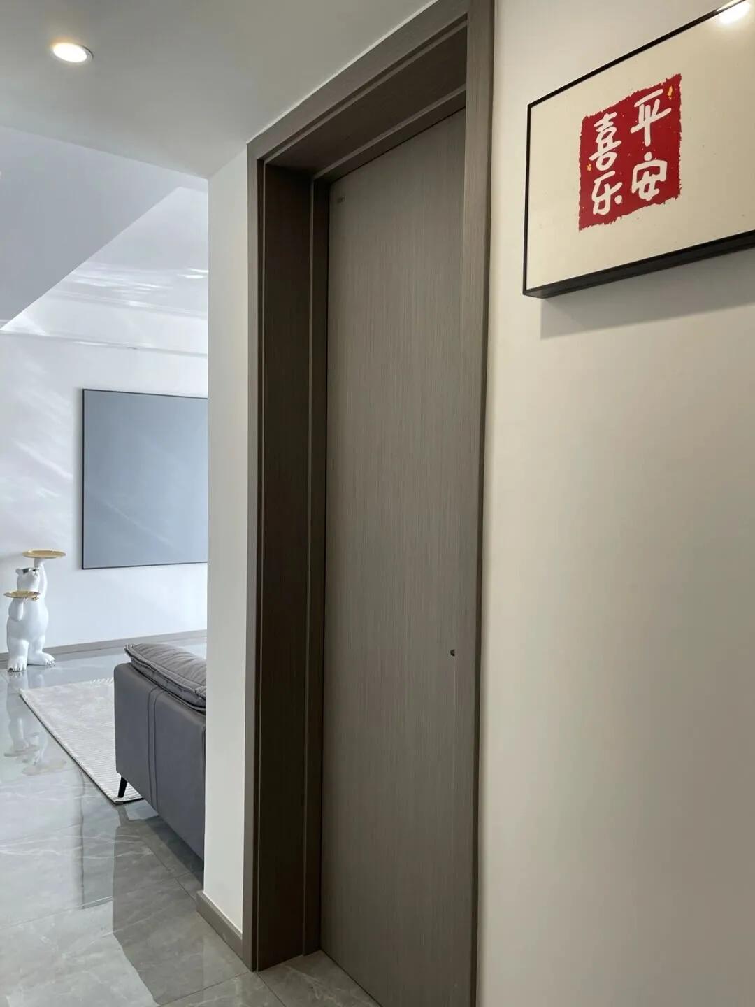 白墙搭配什么颜色木门,房间木门颜色搭配效果图