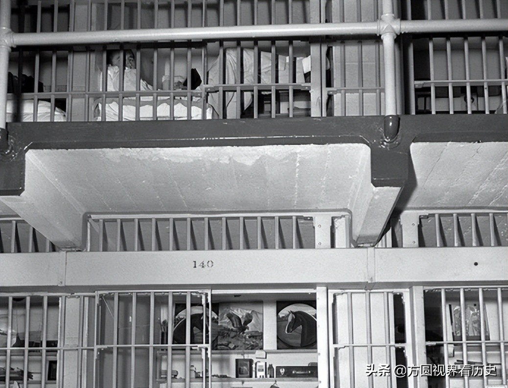 美国监狱食堂图片,美国恶魔岛监狱图片