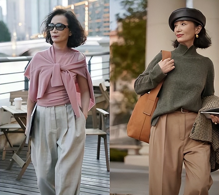 中年女性高端大气穿衣搭配,中年女性穿衣搭配高个