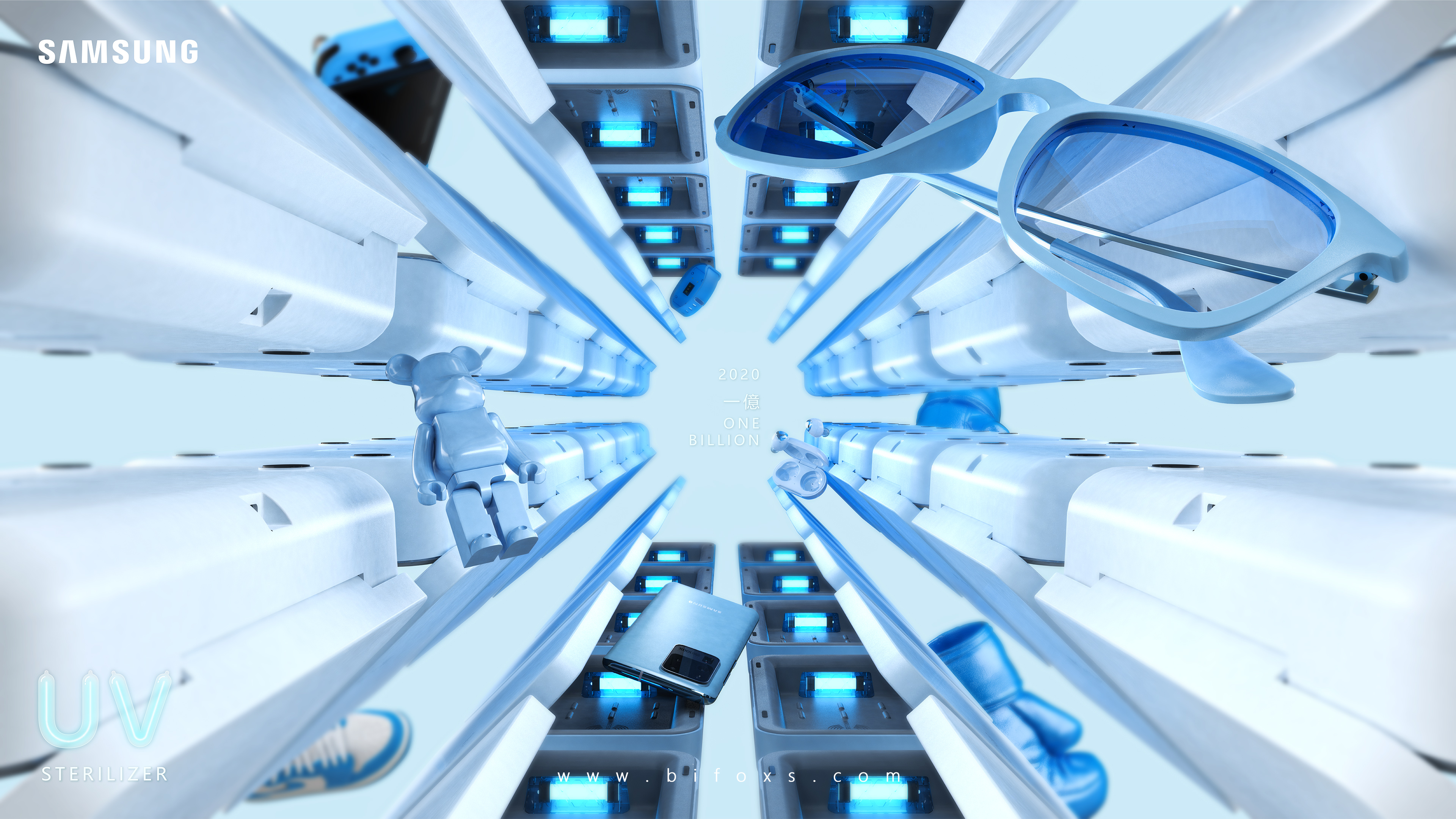 三星手机紫外线消毒盒,三星samsung冰箱