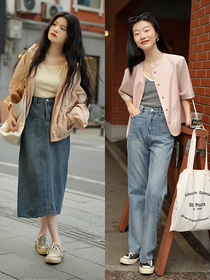 黄黑皮颜色穿搭推荐显白,黄黑皮粉色外套怎么搭配大气