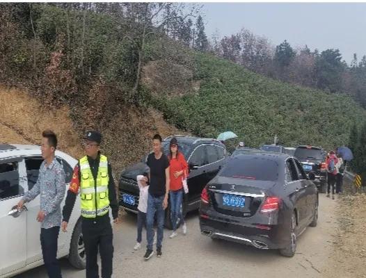 大悟公安全力做好樱花观赏高峰期安保工作