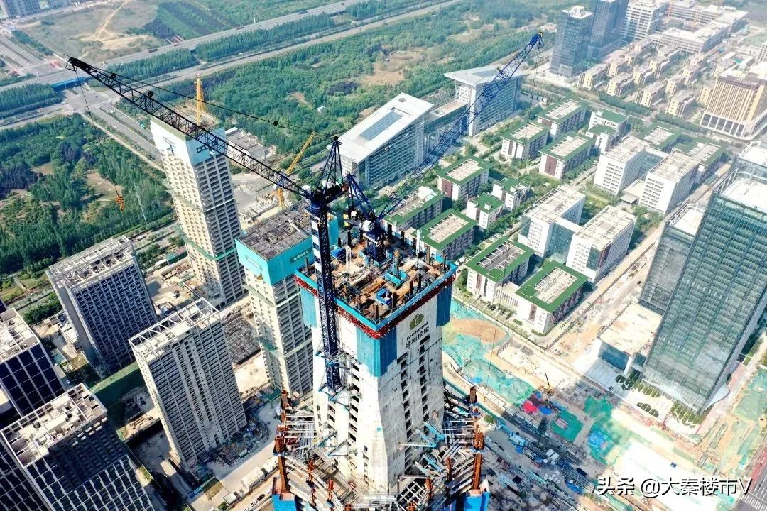 西咸新区超高层效果图,西咸新区绿地超高层