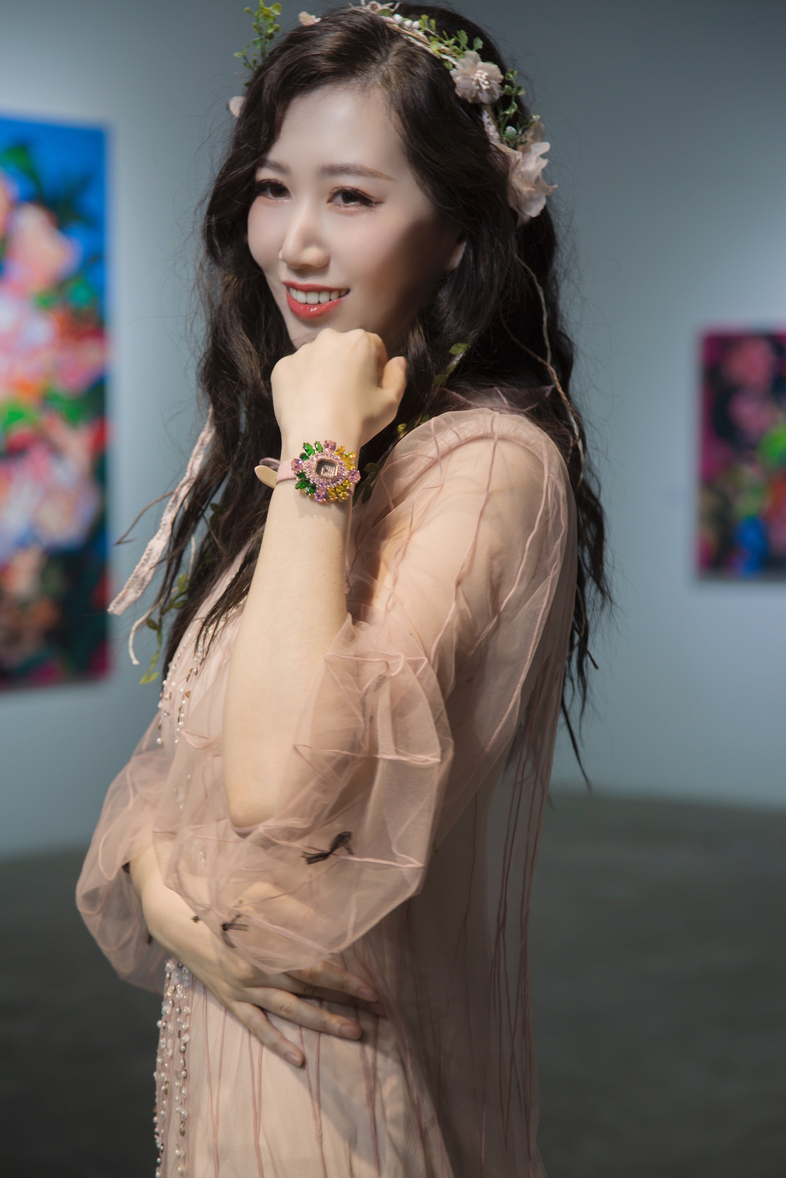 CrisathenaParis腕表发布会在沈阳万豪酒店得一美术馆耀目登陆