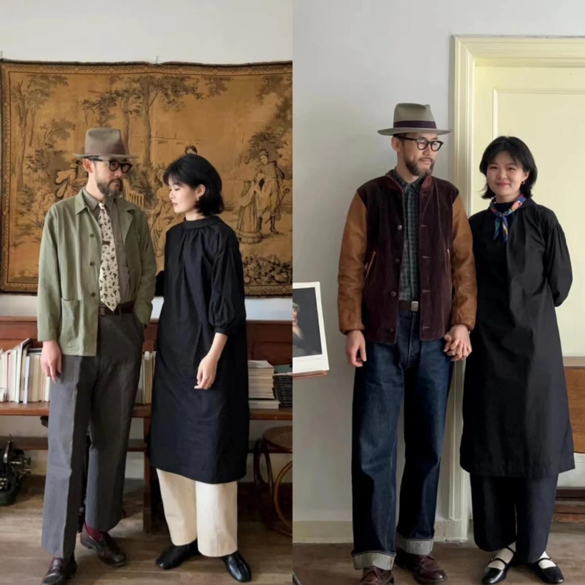 秋季情侣装穿搭分享,秋冬最美情侣装穿搭