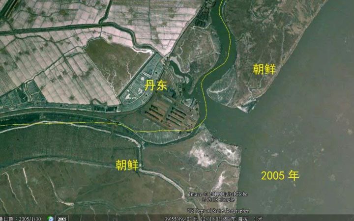 丹东鸭绿江入海口,鸭绿江出海口是怎样失去的