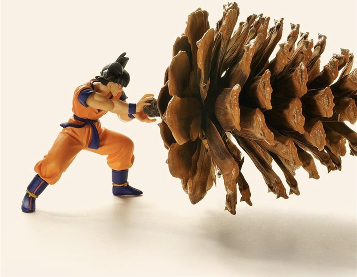 七龙珠可动手办shf万代五合一装,手办场景制作龙珠