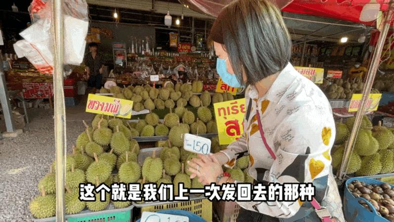还吃啥榴莲自助?来泰国路边摊吃榴莲,100块钱管饱