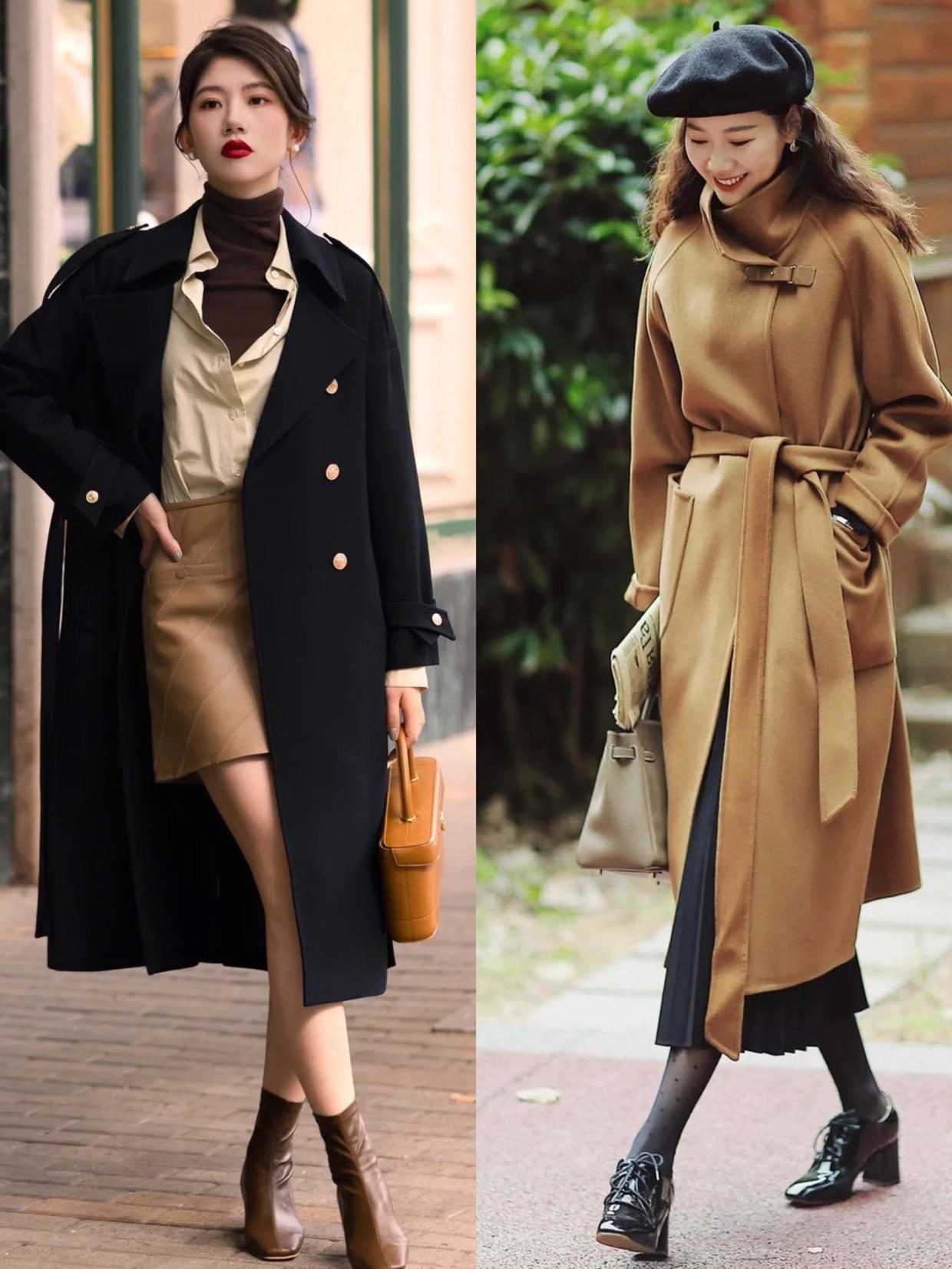 穿大衣的实用搭配技巧,大衣穿得好看无非是这几种搭配